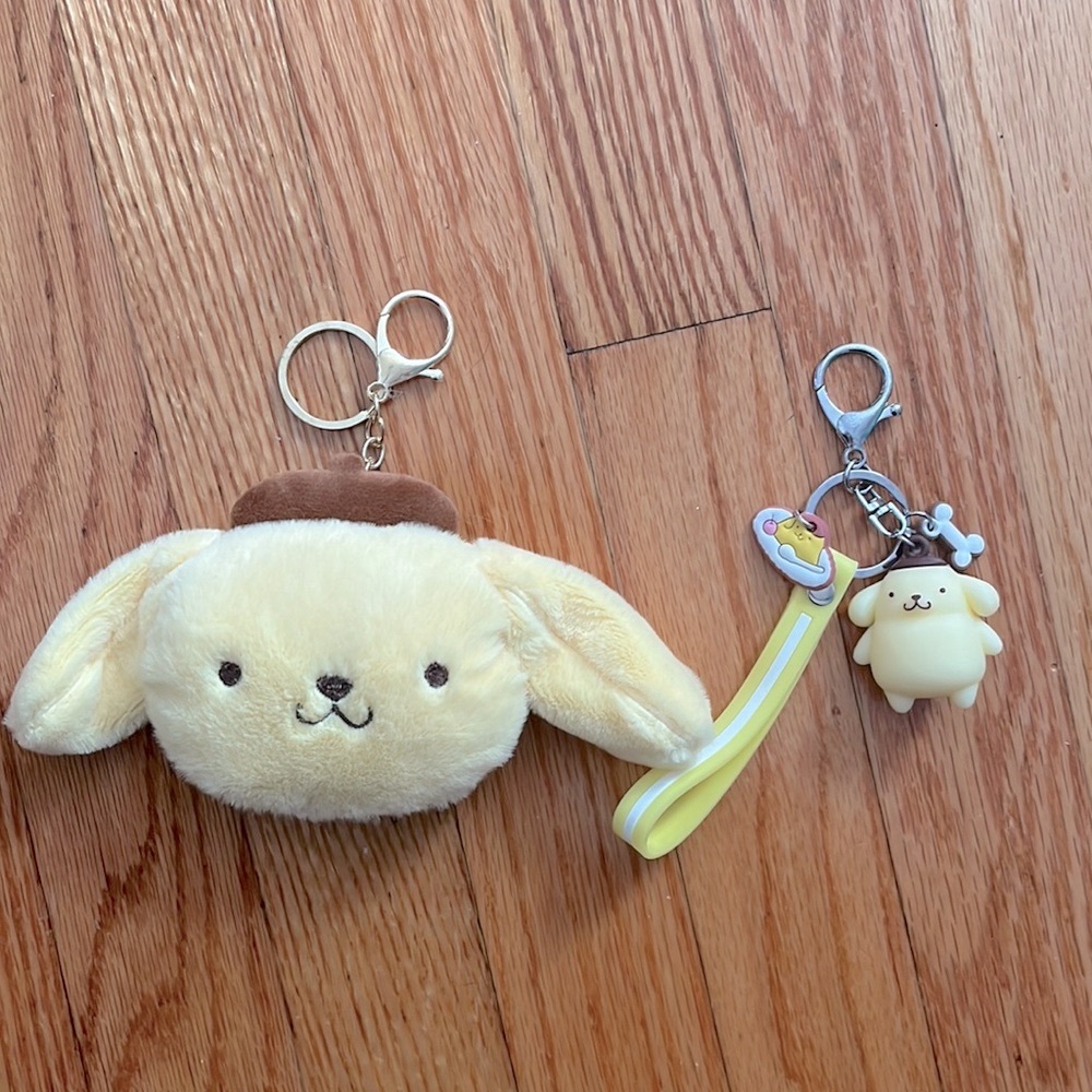 Pompom bundle set keychain (2)